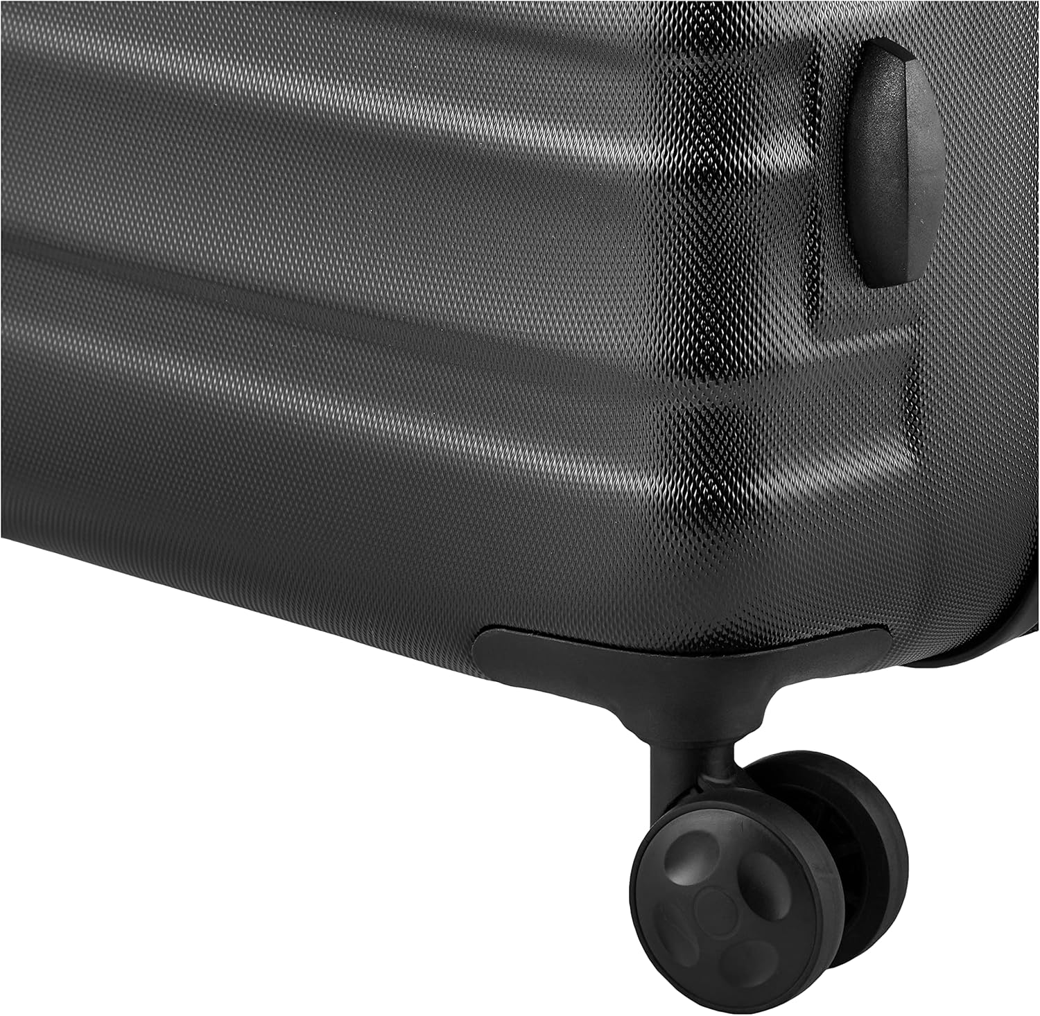 Expandable Hardside Travel Luggage, Suitcase with Wheels, 26-Inch Suitcase with Four Spinner Wheels and Scratch-Resistant Surface, Black - Image 4